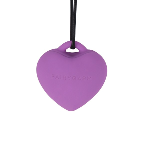 Stimulateur pendentif PleasureStone violet - FairyGasm